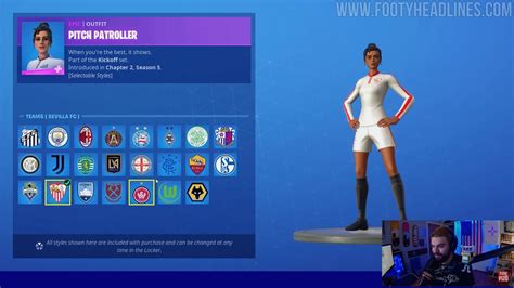 23 Big Football Clubs Licenced In Fortnite Scrap Skins For Man City Juventus And More