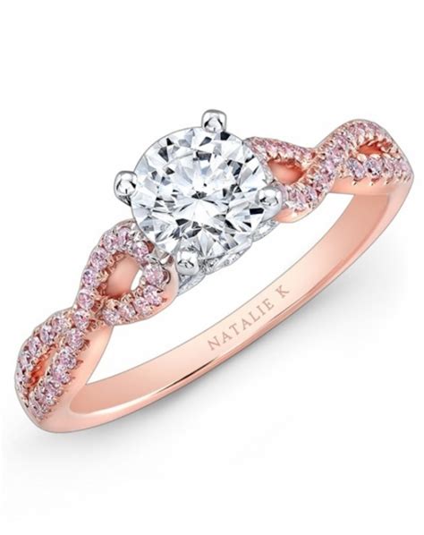 Top Dazzling Breathtaking Rose Gold Engagement Rings Pouted