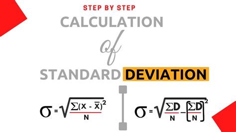 Calculating For Standard Deviation