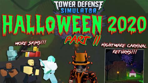 HALLOWEEN 2020 PART 2 HAS ARRIVED Code Included Tower Defense