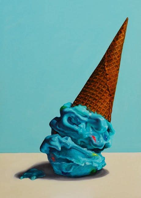 40 And Under Food Painting Food Art Ice Cream Painting