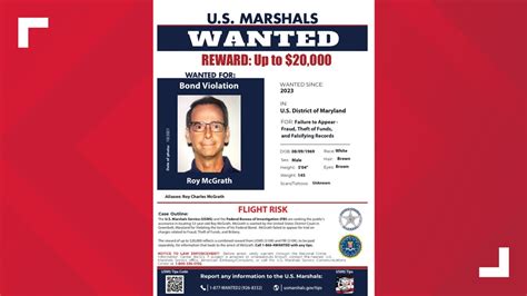 Roy Mcgrath Manhunt Reward Offered For Information