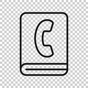 Flatstyle Vector Illustration Of Phone Icon On Isolated Background