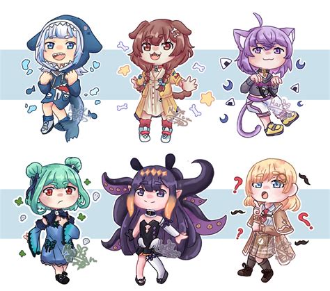 Chibi Hololive By Mariamdibuja On Deviantart