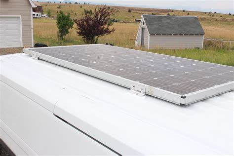 Our Promaster Van Conversion Solar Panel Mounting Build A Green Rv