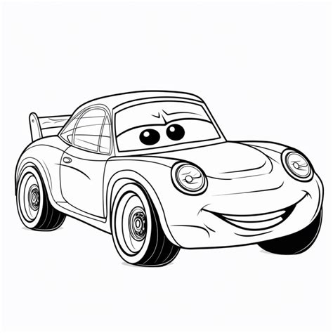 Desenho De Carro Esportivo De Corrida Para Colorir Pintar E Colorir