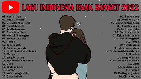 Lagu Pop Indonesia Enak Didengar Waktu Jam Santai Anda Hanya Rindu