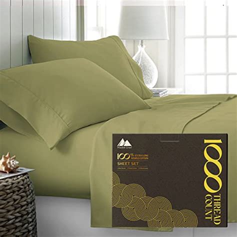 Experience The Best Of Comfort With Our Sage Green Cotton Sheets