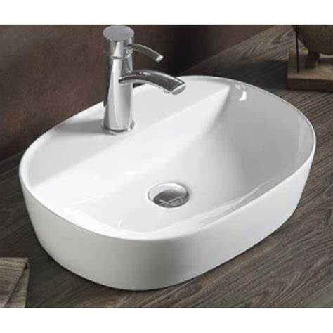 LAVABO NADGRADNI NA RAVNU PLOČU 7032 500X380 BELI VISOKI SJAJ MINOTTI