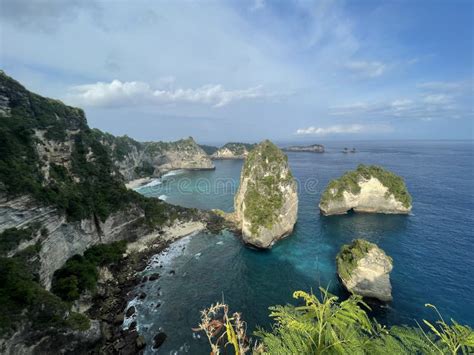 Thousand Islands Viewpoint Nusa Penida Indonesia Stock Image Image Of