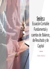 Ecuaci N Patrimonial Fundamental Y Cuentas De Balance De Resultado Y