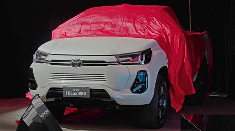 All Electric Toyota HiLux Concept Revo BEV Reveal YouTube