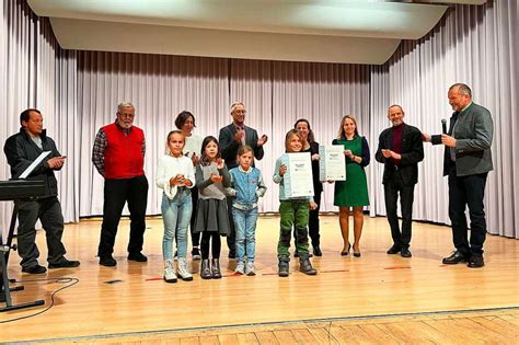 Sommerbergschule Darf Sich Nun Naturparkschule Nennen Lenzkirch