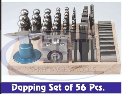 Jewelry Dapping Punch Set With Domming Block Wooden Stand At Rs 6000