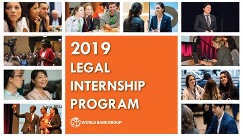 2019 World Bank Legal Vice Presidency Internship Program