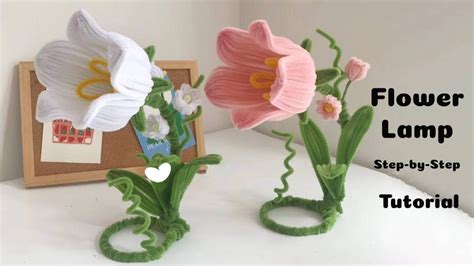 Lily Of The Valley Flower Lamp Step By Step Tutorial How To Make A