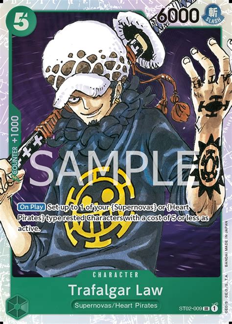 St Trafalgar Law Card One Piece Card Game