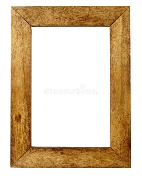 Old Square Wooden Frame Cutout Stock Photo Image Of Empty Blank 5537112