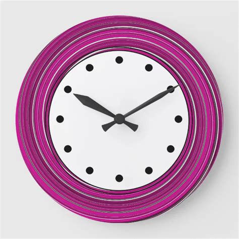 Colorful Wall Clocks | Zazzle