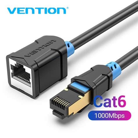 Venção Ethernet Cabo De Extensão De Cabo Blindado Cat6 Rj45 Cantos