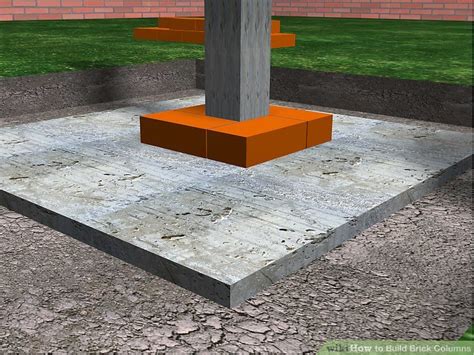 How To Build Brick Columns Steps With Pictures Wikihow