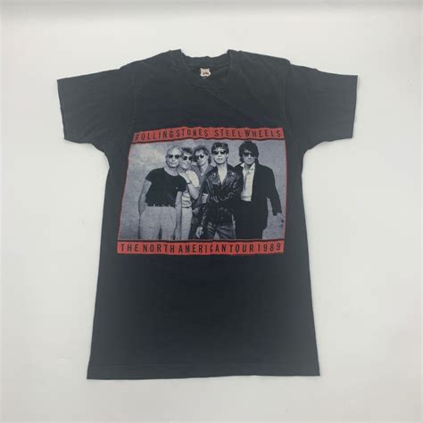 1989 Rolling Stones Steel Wheels Tour T Shirt Etsy