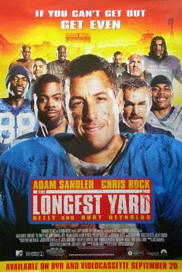 The Longest Yard movie poster [Adam Sandler, Chris Rock] 27x40 video