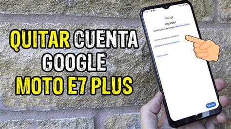 Quitar Cuenta Google Motorola Moto E7 Plus Android 10 Y 11