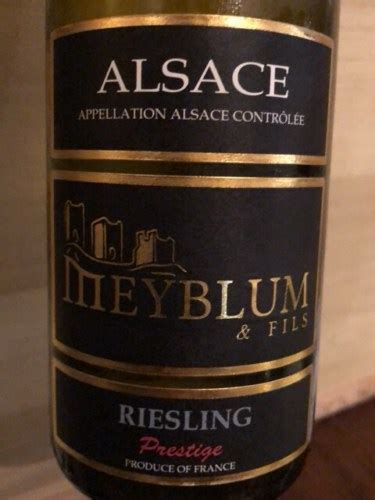 Meyblum Et Fils Prestige Riesling Vivino