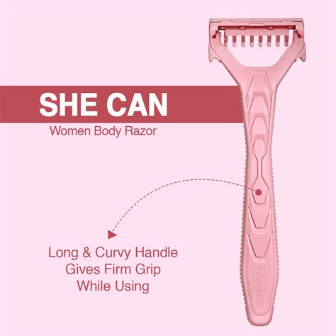 Buy Kai She Can Reusable Razor For Women’s Body Pack Of 6 Online