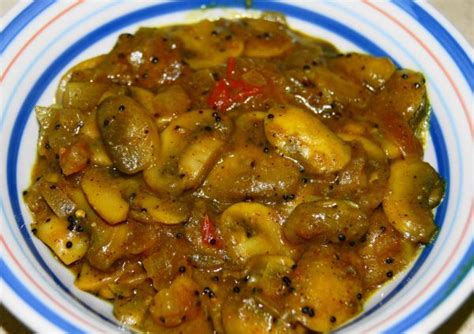 Chettinad Mushroom Masala Recipe Chettinad Mushroom Masala