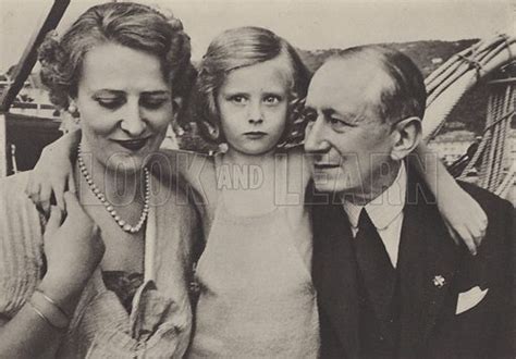 Guglielmo Marconi With His Wife And Daughter On Board His Stock Image