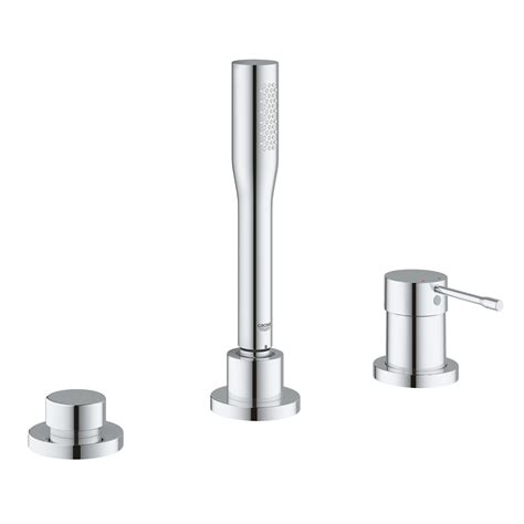 Essence Three Hole Single Lever Bath Combination Grohe