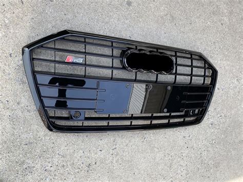 S6 Stil Glänzend Schwarz Grill Kühlergrill Front Grill Für Audi A6 C8