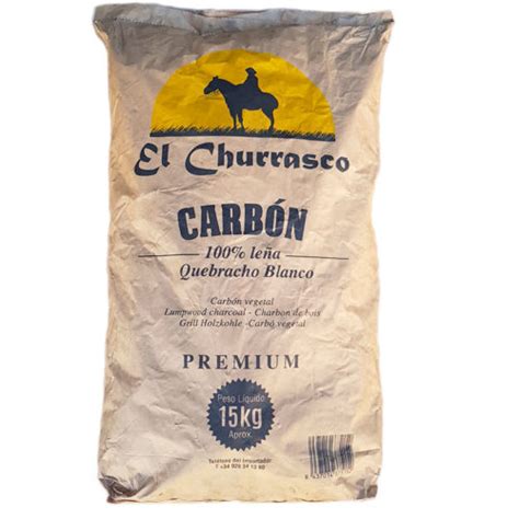 Carbonitas Carb N Vegetal Saco Kg El Churrasco Quebracho Blanco