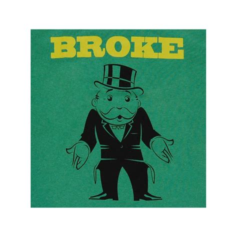 Monopoly Man Broke T-Shirt – AnimationShops