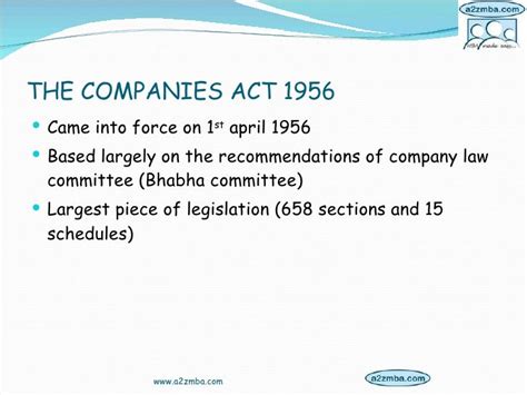 Companies Act 1956