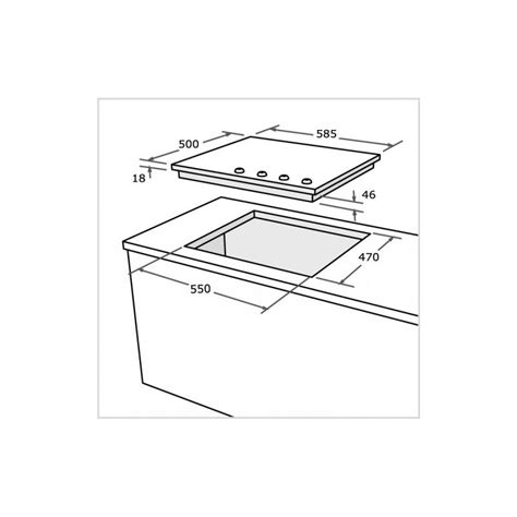 Purity Built In Hob 60 Cm 4 Gas Burners Heavy Pregnant Prt600y