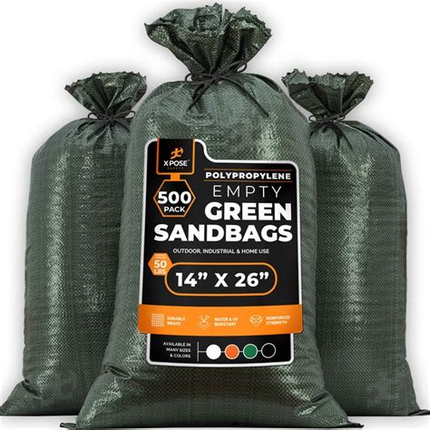 xpose safety  pack  lb capacity woven polypropylene sand bag sbg