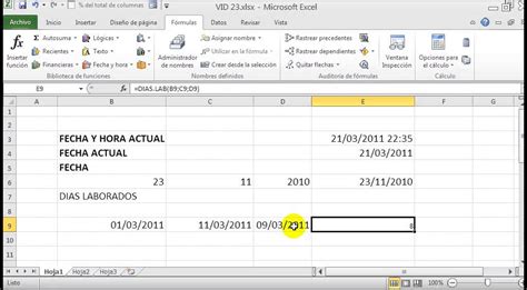 Ejemplo De Hora En Excel