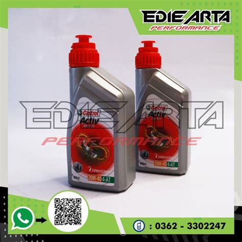 Jual Oli 4t Castrol Activ Matic 0 8 20 40w Di Lapak Edie Arta Motor