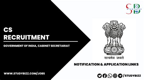 Government Of India Cabinet Secretariat Cs Recruitment 2023 For 125