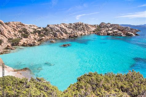 Spiaggia Di Cala Coticcio Sardegna Italy Stock Photo Adobe Stock