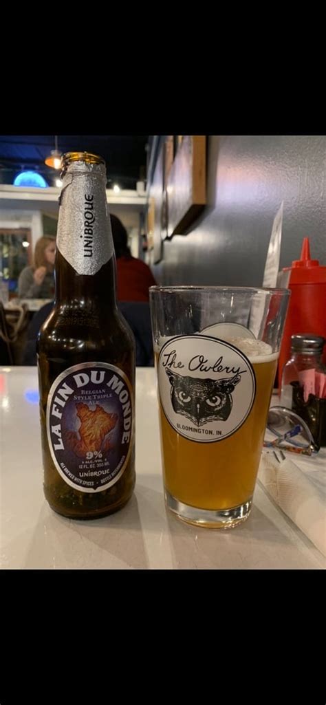 The Owlery Restaurant La Fin Du Monde Reviews Abillion