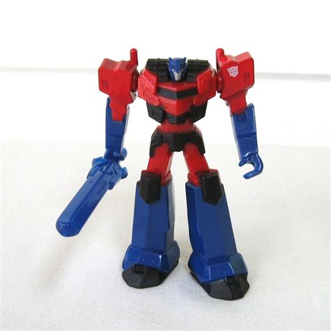 Transformers Action Figures Strongarm Optimus Prime Hasbro McDonalds