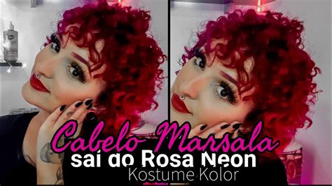 Cabelo Marsala Kostume Color Pintando O Cabelo Em Casa O Motivo