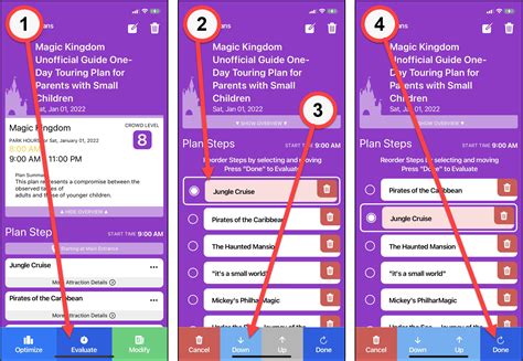 Step By Step Guide Make And Use A Touring Plan In The Lines App