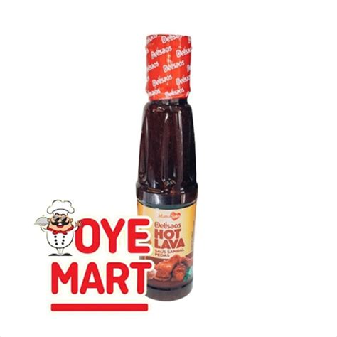 Jual MAMASUKA DELISAOS HOT LAVA 160ML SAUS SAMBAL ASLI Shopee Indonesia