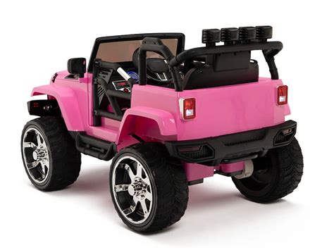 12 Volt Jeep Gladiator Battery Powered Ride On Vehicle In Pink By