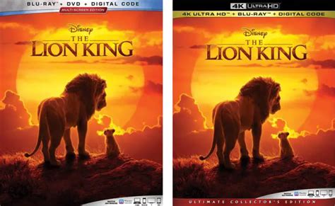 The Lion King 2019 On Blu Ray 4k Ultra HD Blu Ray HD Report